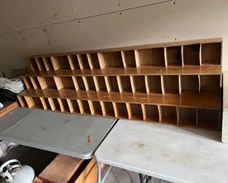 Large wooden organizer