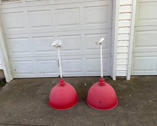 Vintage metal outdoor lights