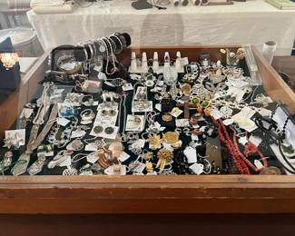 The large jewelry showcase