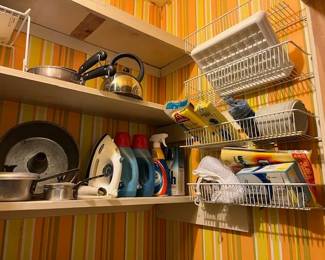 Laundry, iron and cleaning