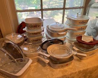 Vintage Pyrex, Corning ware