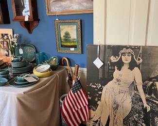 Large print of Theda Bara as Cleopatra 1917