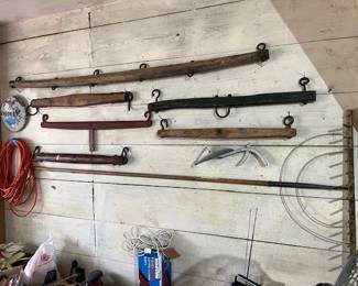 A nice collection of antique Single Tree's