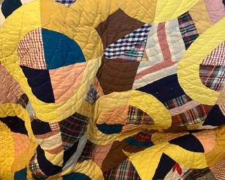 Hand stitched Antique Quilt