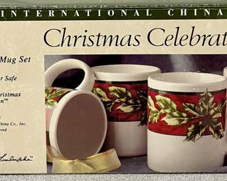 CHRISTMAS CELEBRATION 4-PCS MUG SET