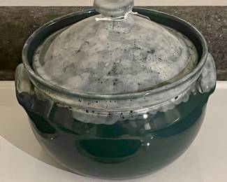 LATHAN’S POTTERY (SEAGROVE, NC) BEAN POT