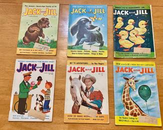 Lot of 22 - VINTAGE JACK AND JILL MAGAZINES (1961 - MAR APR MAY JUN AUG SEP NOV,  
1962 - JAN FEB JUN JUL AUG NOV DEC,
1963 - FEB JUN JUL AUG SEP NOV DEC, 1964 - JAN)