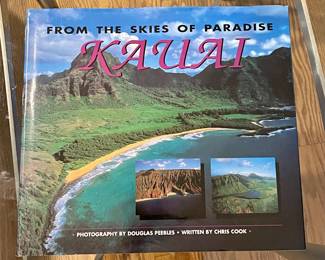 "FROM THE SKIES OF PARADISE - KAUAI" TABLE BOOK