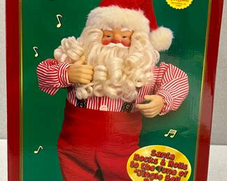 VINTAGE GINGLE BELL ROCK SANTA