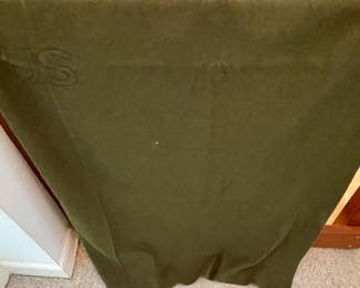 ANTIQUE MILITARY WOOL BLANKET