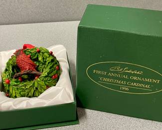 BOB TIMBERLAKE FIRST ANNUAL ORNAMENT "CHRISTMAS CARDINAL" 1996