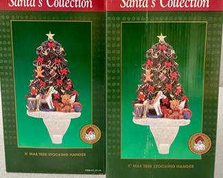 LARGE CHRISTMAS TREE STOCKING HOLDERS