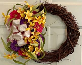 GRAPEVINE FLORAL WREATH