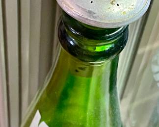 VINTAGE MOUNTAIN DEW BOTTLE WITH LAUNDRY SPRINKLER TOP