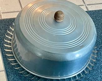 ANTIQUE COVERED CAKE PLATE