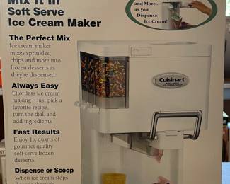 CUISINART MIX IT IN SOF SERVE ICE CREAM MAKER