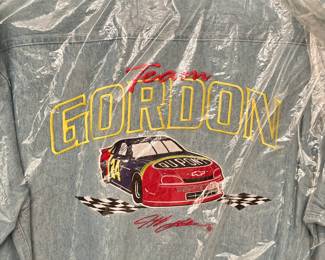 JEFF GORDON / DUPONT LONG SLEEVE DENIM BUTTON-DOWN COLLAR SHIRT