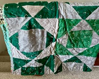 VINTAGE/ANTIQUE KNOT QUILT FRONT