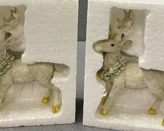 VINTAGE REINDEER FIGURES