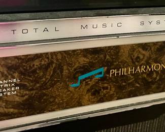 VINTAGE PHILHARMONIC STEREO/8-TRACK/PHONOGRAPH