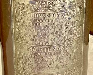 ANTIQUE FIRE EXTINGUISHER