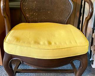 VINTAGE/ANTIQUE CANE BACK "BARREL" CHAIR