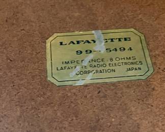VINTAGE LAFAYETTE SPEAKER