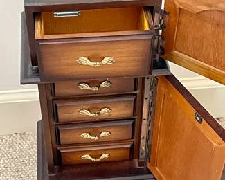 PENDULUM CLOCK STYLE JEWELRY BOX