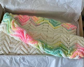 VINTAGE/ANTIQUE RECEIVING BLANKET