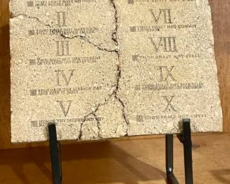 TEN COMMANDMENTS TABLETS