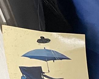 SPORTS CHAIRS WITH UMBRELLAS (2)