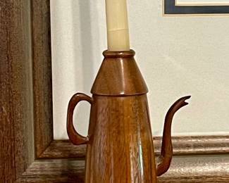 MORAVIAN TEAPOT CANDLESTICK (2-AVAILABLE)