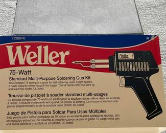 *NEW   WELLER 75 WATT SOLDERING GUN