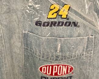JEFF GORDON / DUPONT LONG SLEEVE DENIM BUTTON-DOWN COLLAR SHIRT