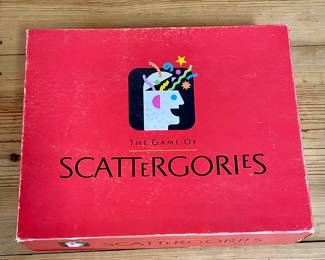 VINTAGE SCATTERGORIES GAME