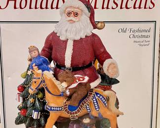 FITZ AND FLOYD HOLIDAY MUSICALS "OLD FASHIONED CHRISTMAS"
