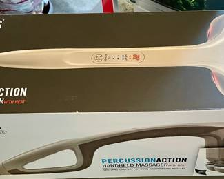 HOMEDICS PERCUSSION ACTION HANDHELD MASSAGER WITH HEAT