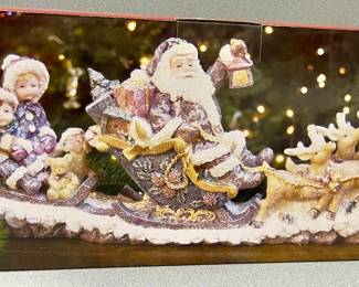 LARGE SLEIGH FIGURE/DECOR