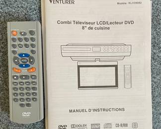 UNDER COUNTER DVD PLAYER/TV