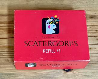 VINTAGE SCATTERGORIES GAME REFILL #1