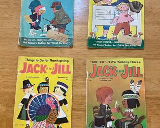 Lot of 22 - VINTAGE JACK AND JILL MAGAZINES (1961 - MAR APR MAY JUN AUG SEP NOV,  
1962 - JAN FEB JUN JUL AUG NOV DEC,
1963 - FEB JUN JUL AUG SEP NOV DEC, 1964 - JAN)