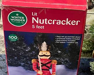 5” LIGHTED NUTCRACKER