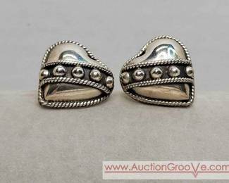 3 Sterling Silver Earrings. TO88 Mexico