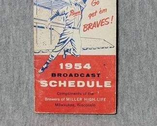 3 1954 Milwaukee Braves