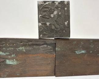 26 MetalReversedEtchingPlatesofPortlandAstoriaOldCityScape