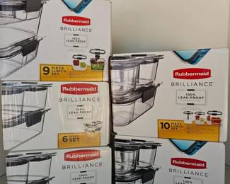 93 41PieceRubbermaidLiddedFoodStorageContainersSetsNewInBox