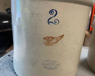 New price. Early 1900’s vintage 2-gallon Red Wing Union Stoneware Crock excellent condition $60 (was$75)