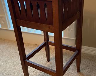 Mission oak style plant stand. 35.5x16x16 HWD inches. $175