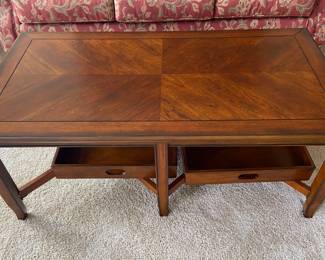 Ashley furniture coffee table with removable trays. 50w 20h 26.5d inches $225