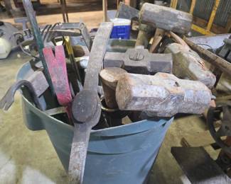 Sledges and crow bars